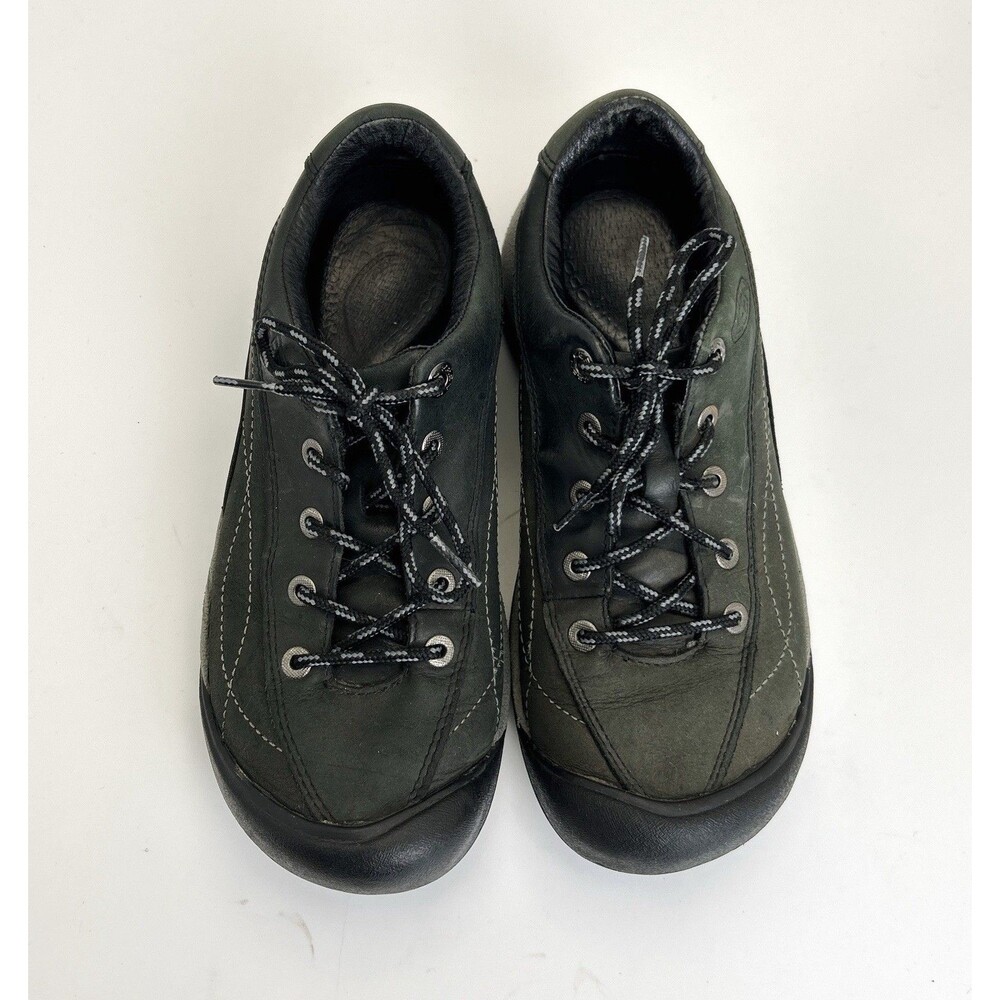 Keen Toyah Hiking Shoes Women’s Size 7.5 Black Leather Trail Walking Outdoors - Picture 3 of 8